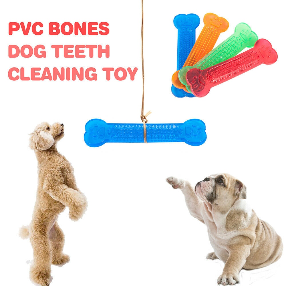 Juguete Masticable de Goma en Forma de Hueso para Perros – Cuidado Dental