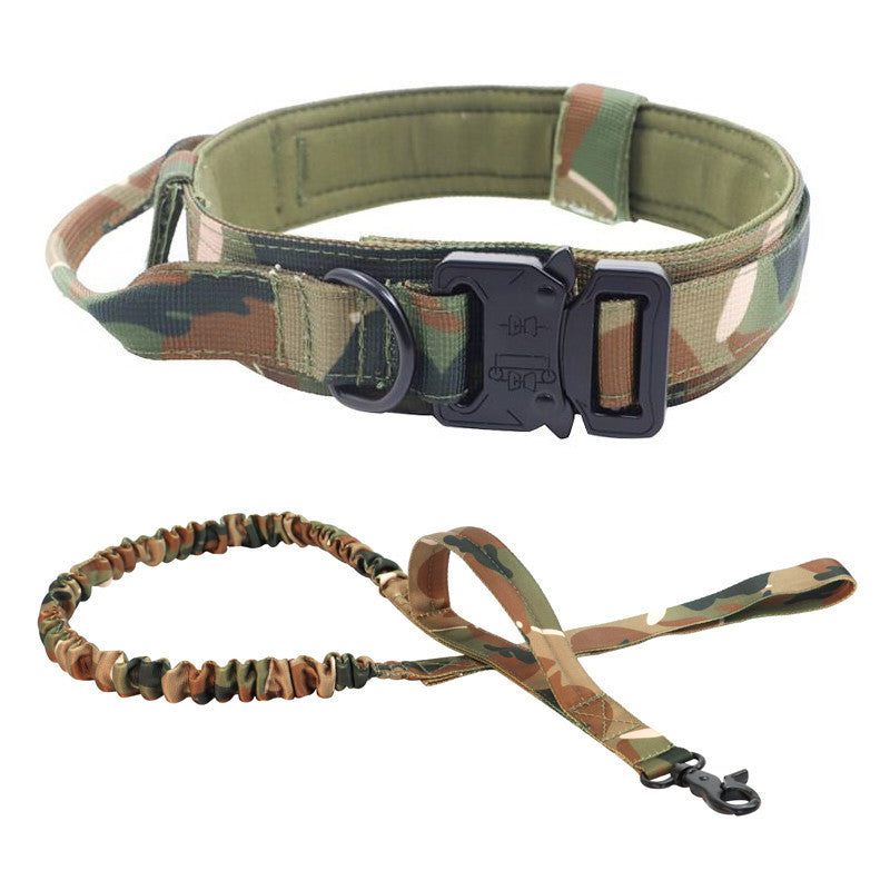 Collar Táctico de Nylon para Perros Medianos y Grandes