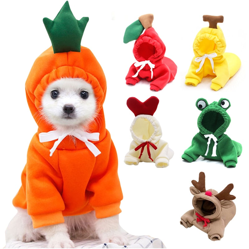 Abrigo con Capucha para Perros – Ropa de Invierno Cálida en Polar – Tallas XS a XXL