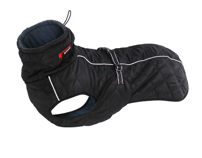 Chaqueta Polar Abrigada para Perros Grandes