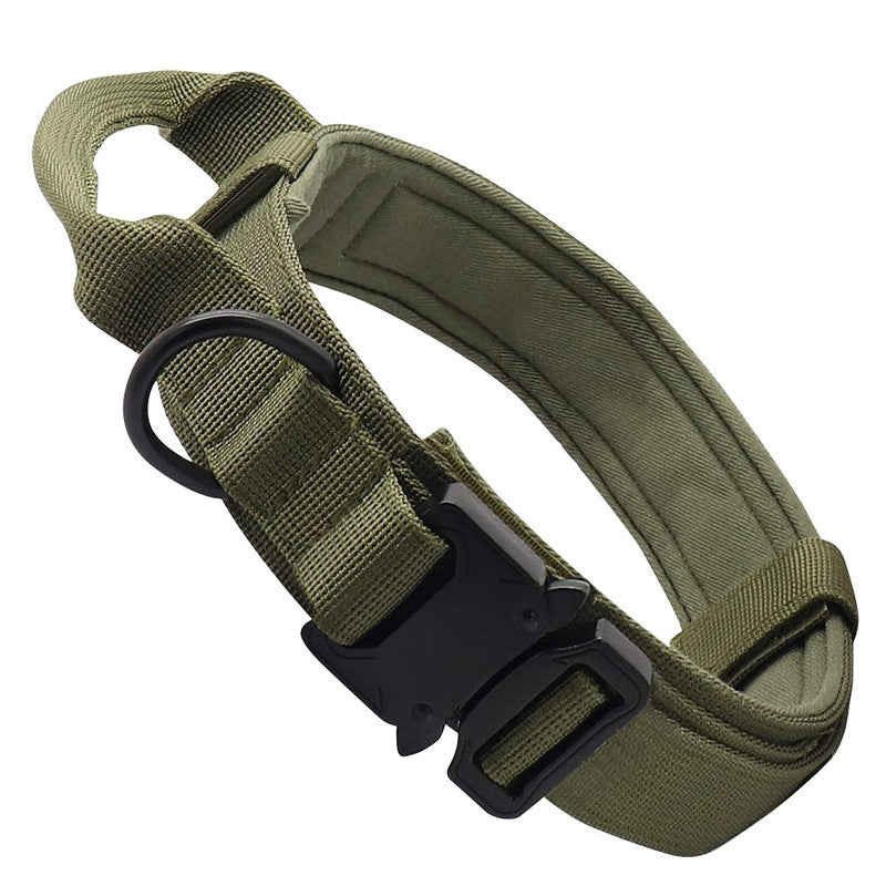 Collar Táctico de Nylon para Perros Medianos y Grandes
