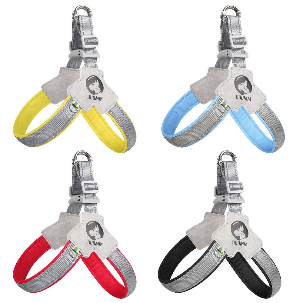 Arnés Pectoral para Perros – Estilo Silla, Transpirable y Reflectante