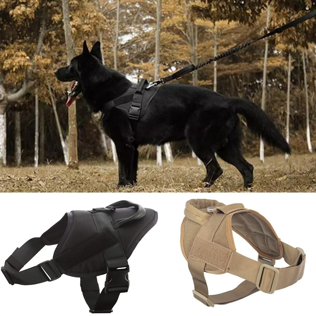 Chaleco Táctico de Nailon Impermeable para Perros Medianos y Grandes