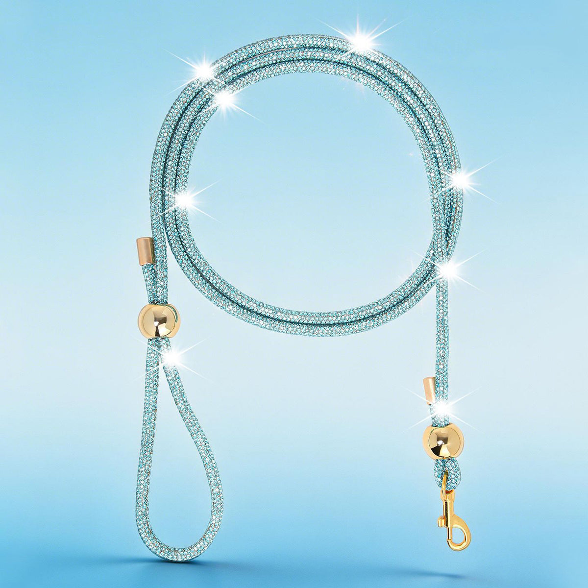 Correa de Paseo con Diamantes para Perros y Gatos – Nylon con Hebilla de Aleación