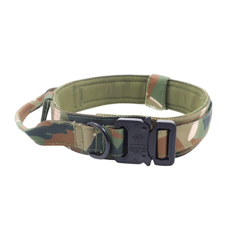 Collar Táctico de Nylon para Perros Medianos y Grandes