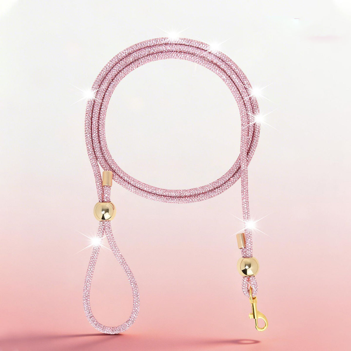Correa de Paseo con Diamantes para Perros y Gatos – Nylon con Hebilla de Aleación