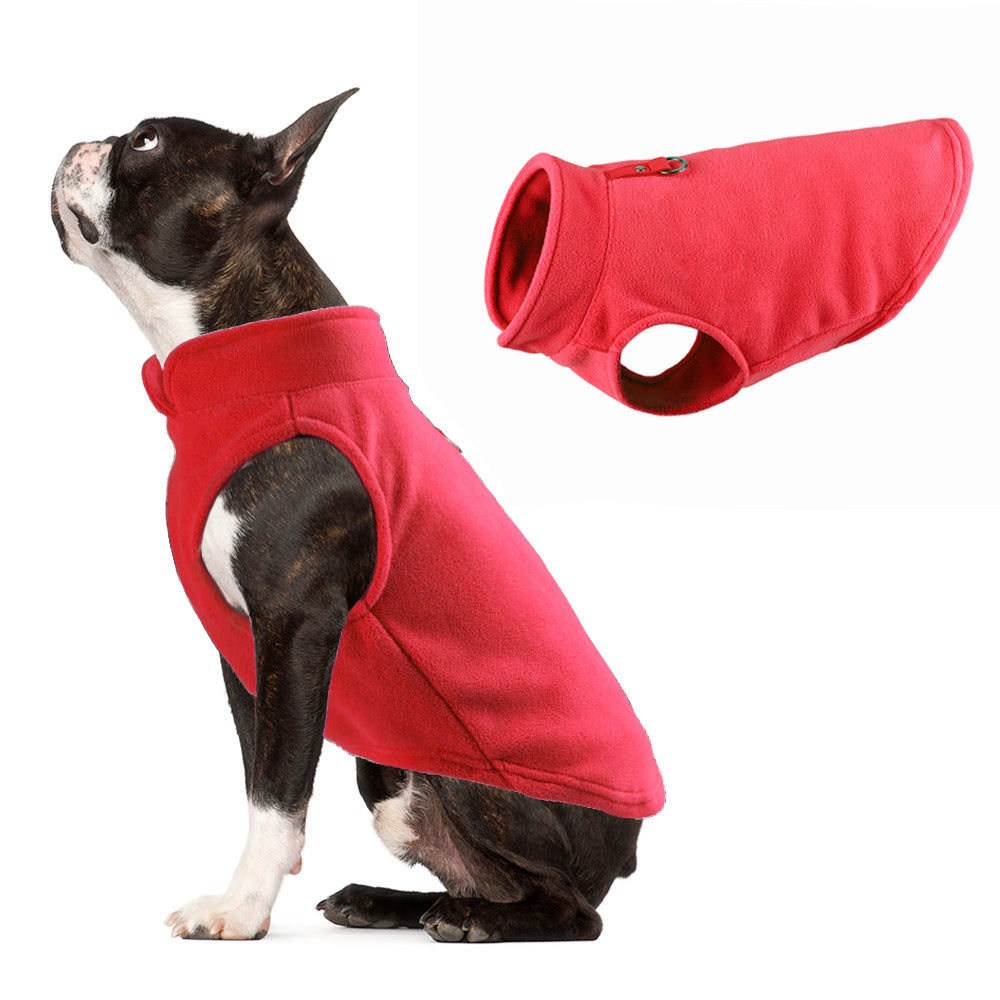 Suéter Polar para Perros – Ropa de Invierno Color Sólido