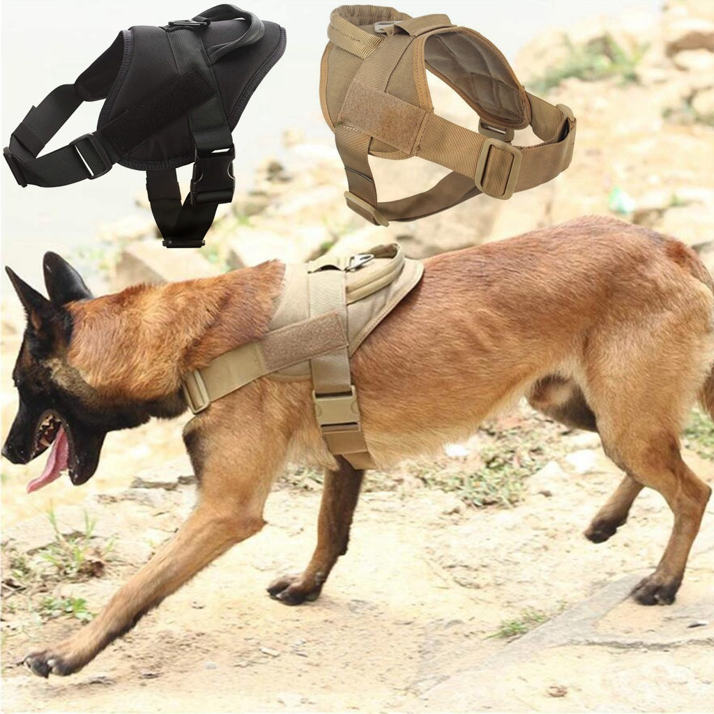 Chaleco Táctico de Nailon Impermeable para Perros Medianos y Grandes
