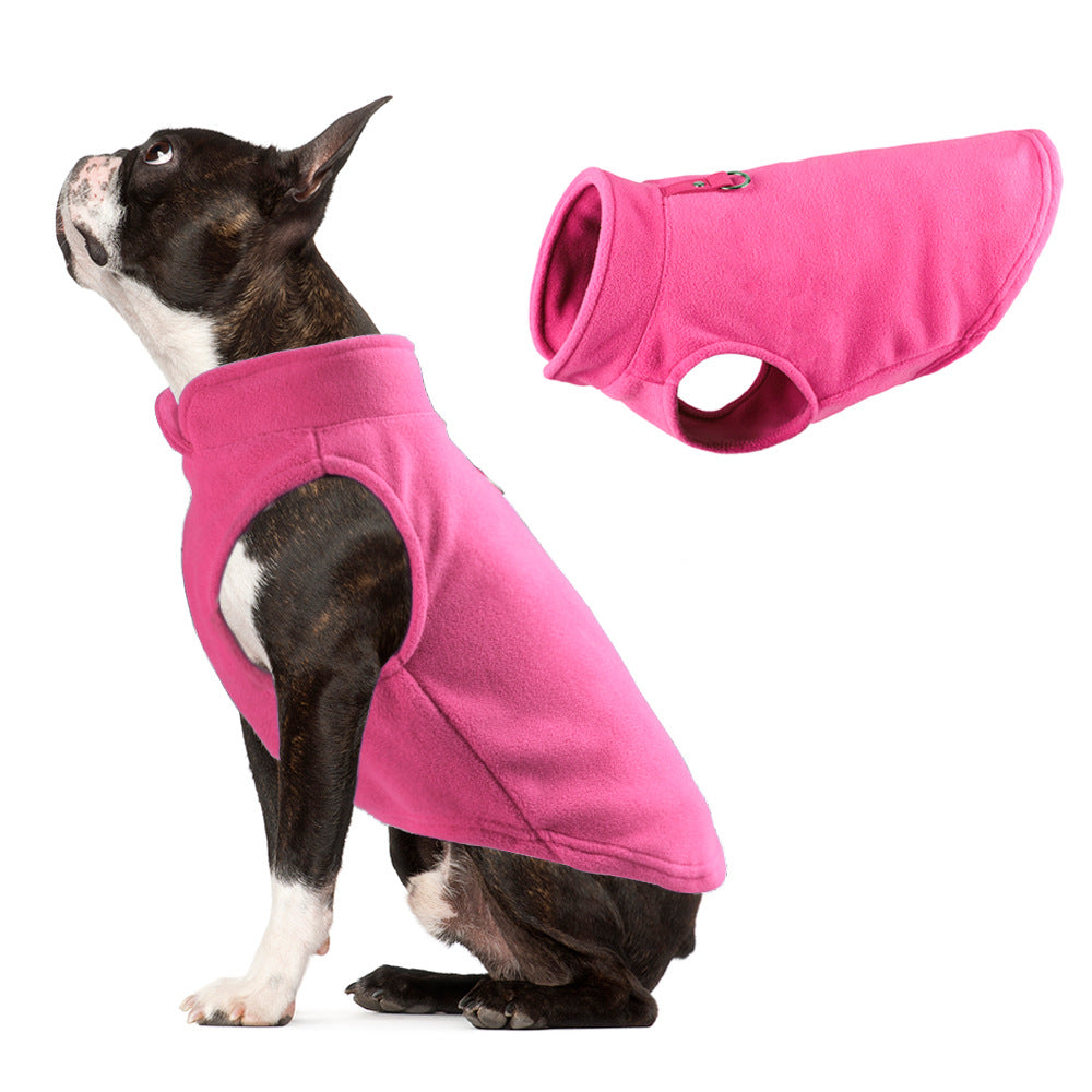 Suéter Polar para Perros – Ropa de Invierno Color Sólido