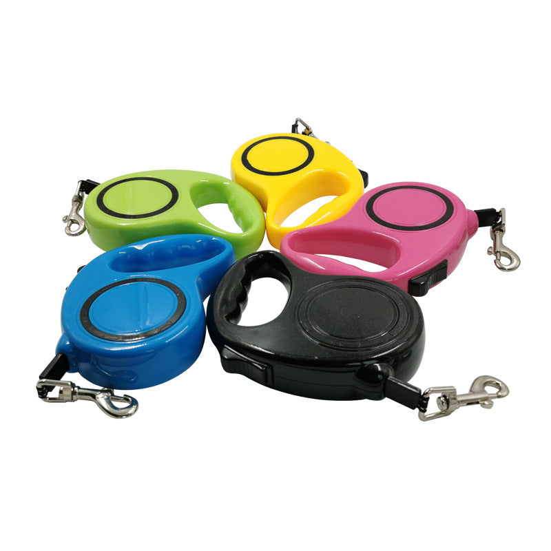 Correa Retráctil Redonda Multicolor para Perros