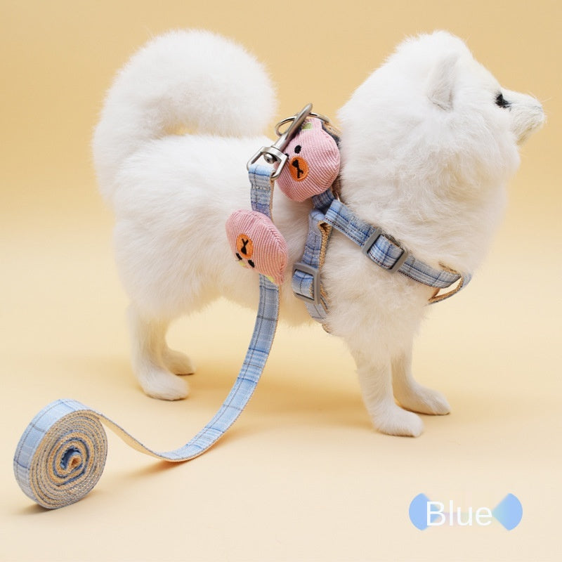 Correa Ajustable Diseño Oso para Perros y Gatos