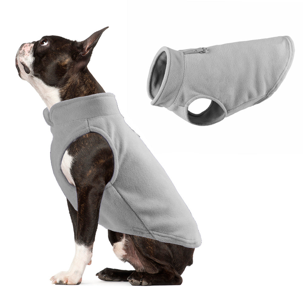 Suéter Polar para Perros – Ropa de Invierno Color Sólido