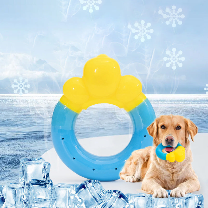 Juguete Congelable Refrescante para Perros - Hueso Dona