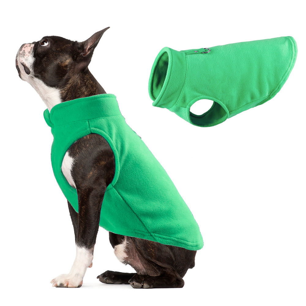 Suéter Polar para Perros – Ropa de Invierno Color Sólido