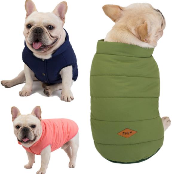 Chaleco de Algodón para Bulldog y Razas Pequeñas