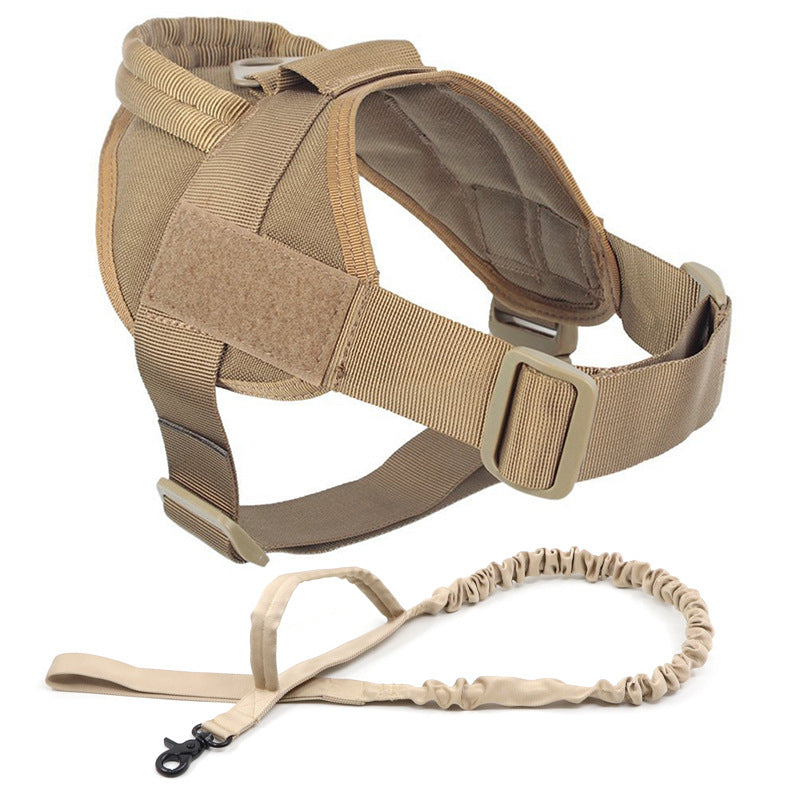 Chaleco Táctico de Nailon Impermeable para Perros Medianos y Grandes