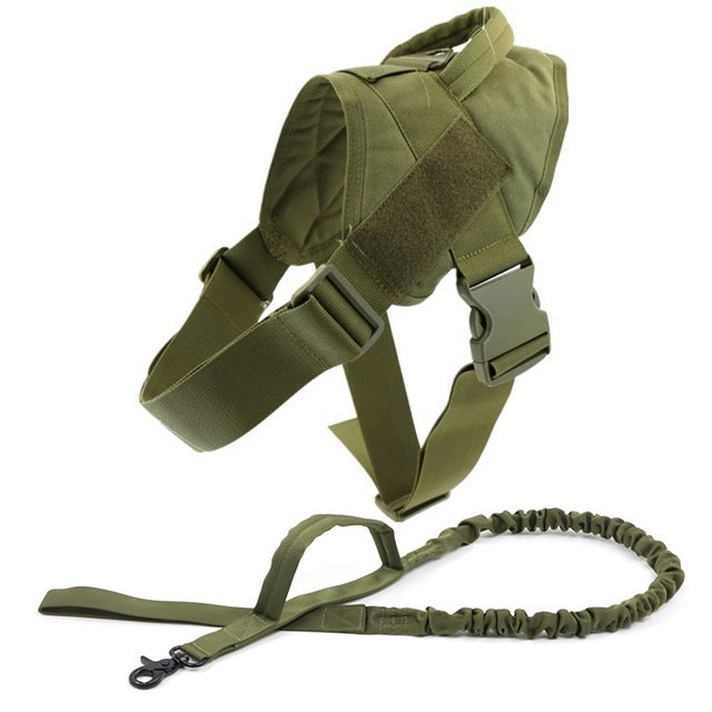 Chaleco Táctico de Nailon Impermeable para Perros Medianos y Grandes