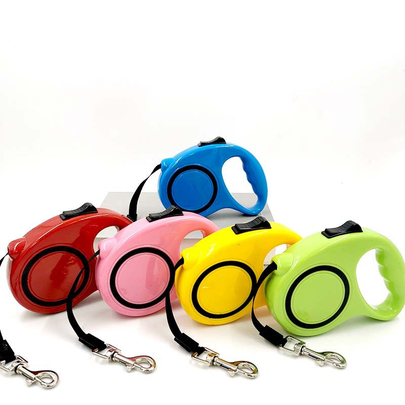 Correa Retráctil Redonda Multicolor para Perros