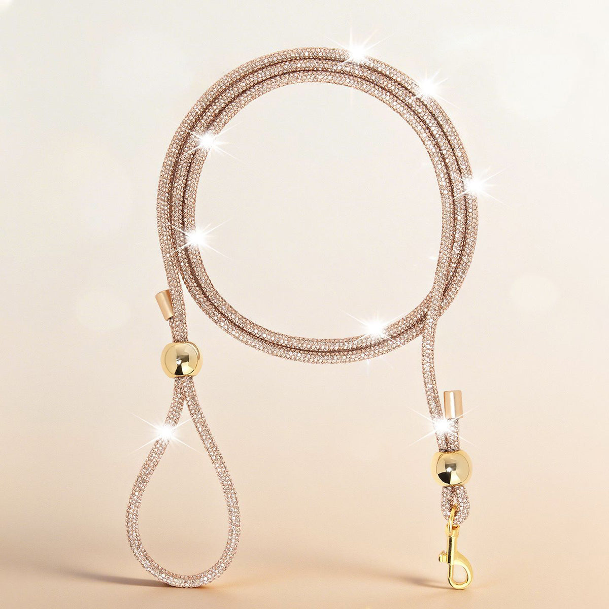 Correa de Paseo con Diamantes para Perros y Gatos – Nylon con Hebilla de Aleación