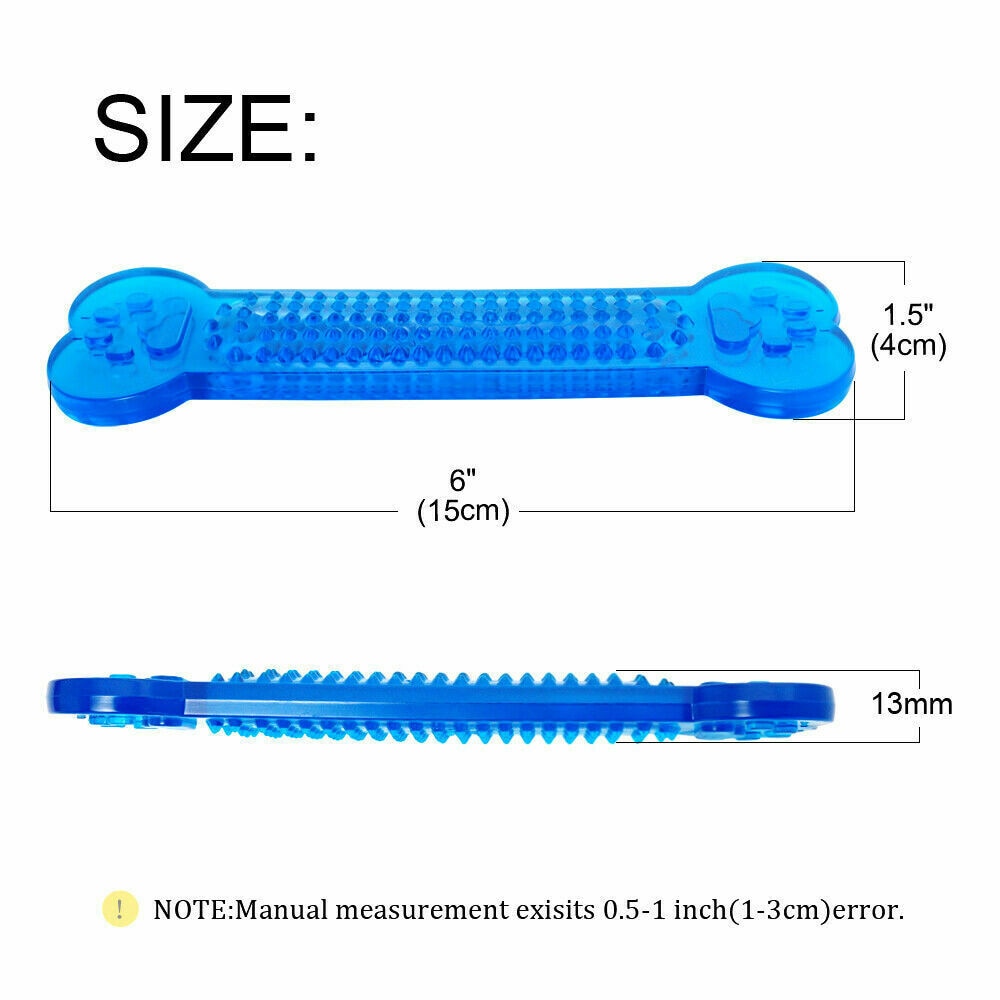 Juguete Masticable de Goma en Forma de Hueso para Perros – Cuidado Dental