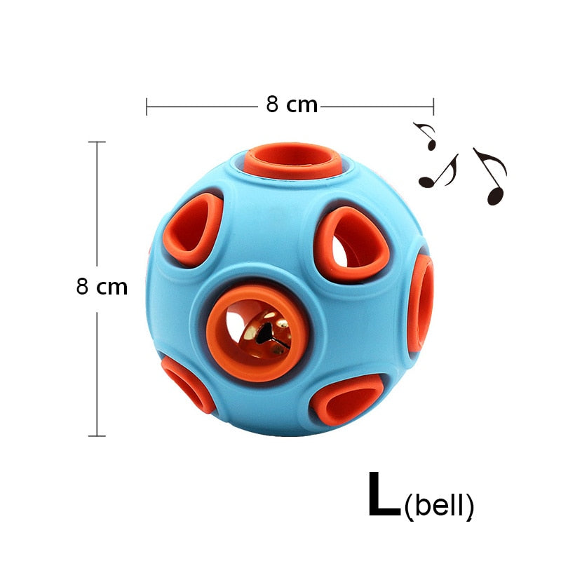Pelota Interactiva de Goma para Perros – Juguete Masticable
