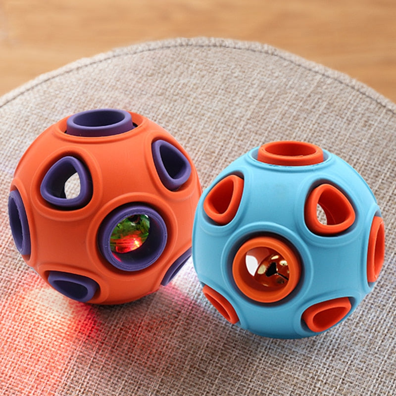 Pelota Interactiva de Goma para Perros – Juguete Masticable