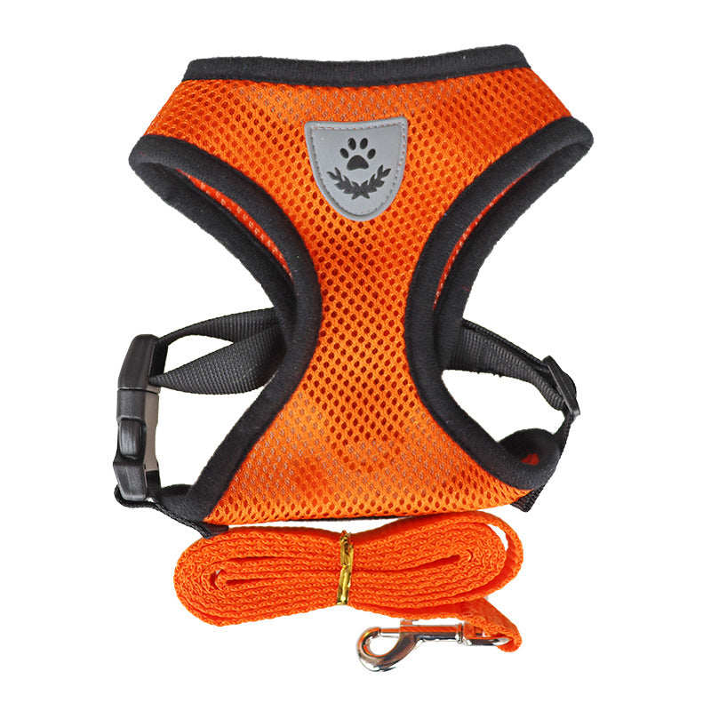 Correa Pectoral Tipo Camiseta para Perros – Arnés Suave de Paseo