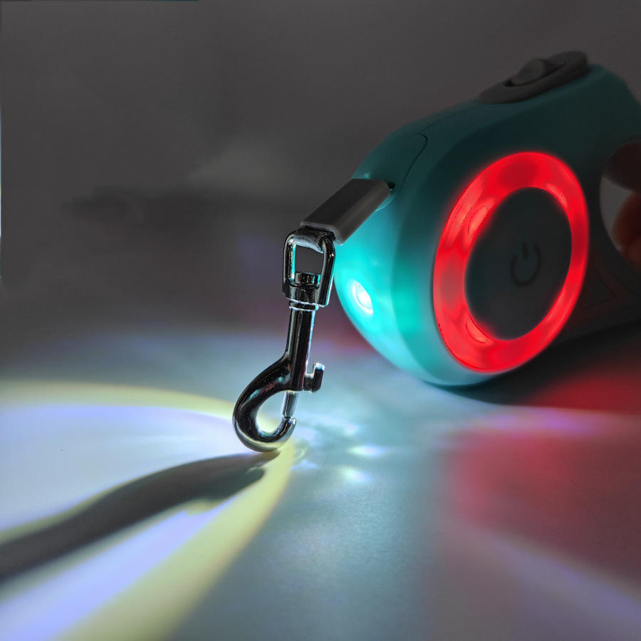 Correa Retráctil LED para Perros con Luz de Seguridad – 3m y 5m